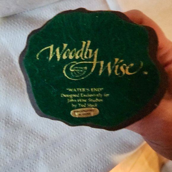 Vtg Woodly Wise The Moss Wood Hollow  Storybook Fairy Tree House COA NEW IN BOX - Picture 8 of 9